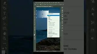 Create Light Beam in Photoshop! #shorts #photoshop #photoshoptricks