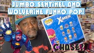 New PX Previews Jumbo Sentinel and Wolverine Funko Pop Black Light Chase!!