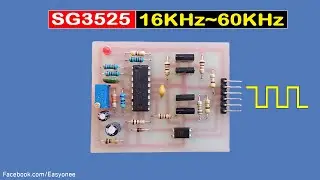 SG3525 Driver Board Inverter 16KHZ 60KHZ