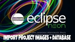 Import project with sqlite database and images in eclipse URDU