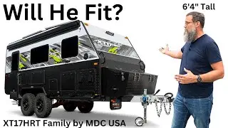 Will 6' 4" Fit in an MDCUSA XT17HRT Family Trailer?
