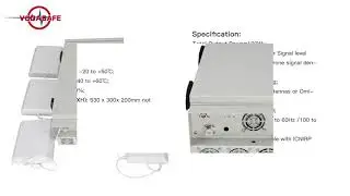 High Power Anti UAV Defense System With 30W Each Band Drone Signal Scrambler PJ630