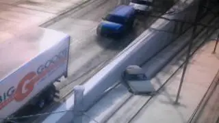 GTA V Glitch - NPC Car Driving through terrain buggy