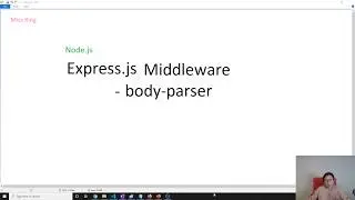 Node.js | Express - Middleware body-parser