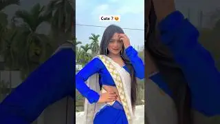 Cute 😍 #viralshort #viralreels #pahadi #uttrakhand #viralvideo #trendingshorts  #gulabisadi #love