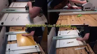 Sägetisch für die Tauchsäge selber bauen - wiederholgenaues Schneiden ohne Zwingen