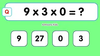 Maths Quiz for Kids | Three Digits Multiplication Table Quiz | Quiz Time | Learn Maths |