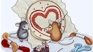 Мой дорожный процесс.Вышивка крестом.Река Вах.Дорога домой.