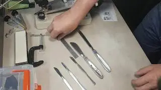 Medical instrument for sharpening