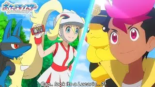 Roy Meets Korrina During TIME SKIP Pokémon Horizons Mega Voltage