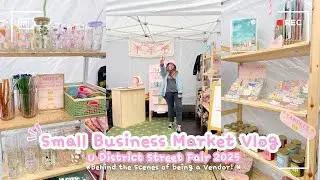 U District Street Fair 2025 Market Vlog | Craft Fair Market Vlog | Small Business Market Vlog