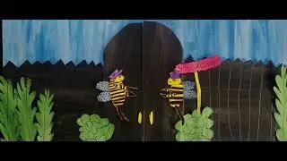 Улыбашкино. Веселые пчелы против ... ! #stopmotion #stopmotionanimation #пластилиноваяанимация