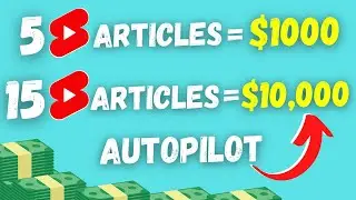 How To Make Money With YouTube Shorts ($1000 PER DAY) | Make Money Online