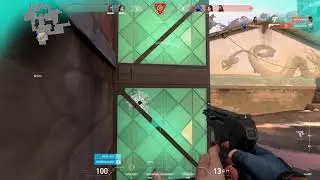 Sneaky Valorant clutch 1 versus 3