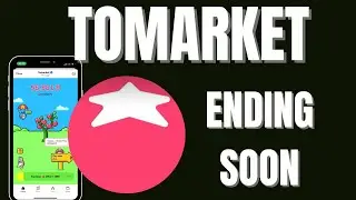 $Tomarket Ending soon, simple steps to get more point .
