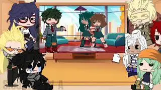 Pro heroes react to deku wears glasses?? (requested)