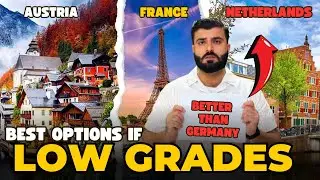 Best Countries to Study in Europe (Low Grades) | Study in Austria, France, or Netherlands!