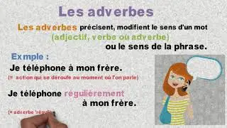 La classe grammaticale - troisième partie
