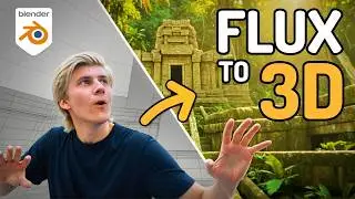 Generate ENTIRE 3D SETS For Your Projects FAST! [FREE Blender + SDXL/FLUX Workflow]