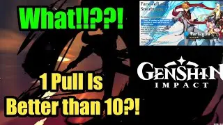 Tartaglia Pull 9 Single Draw!!! Got Lucky Finally! - Genshin Impact Gacha RNG, Tartaglia Banner
