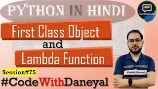 First Class Object in Python, Lambda Function in Python | Python in Hindi | #75