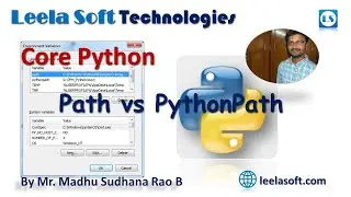 PythonPath Vs Windows Path Environment Variable by Madhu Baswani - Leela Soft - Ramavarapadu - Vij