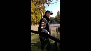 Как отшить полицию Одессы. Полиция убегает!