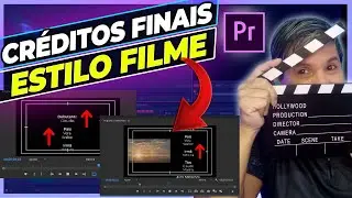 COMO FAZER CRÉDITOS FINAS SUBINDO na TELA  no adobe PREMIERE 2023 PASSO A PASSO