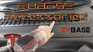 EVBase Air Intake Vent Cover, Trunk Tailgate Mat, Door Lock Cover, Wireless Charging Pad for Model Y