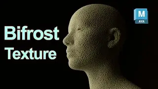 Como Crear Textura en Bifrost usando Autodesk Maya