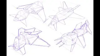 Drawing Spaceships Demo in Basic Drawing Class