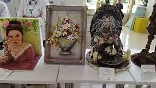 Кондитерские шедевры на выставке в Баку, Азербайджан.