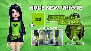 NEW BRAT UPDATE in Dress to Impress!!🍏 NEW ITEMS, RUNWAY AND SNEAK PEEKS!