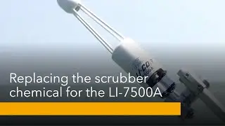 Replacing the scrubber chemical for the LI-7500A open-path gas analyzer