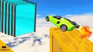 RAMPA'dan UÇARAK CAM'ları PARÇALA - GTA 5