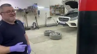 Ремонт амортизаторов Мерседес E-43 AMG
