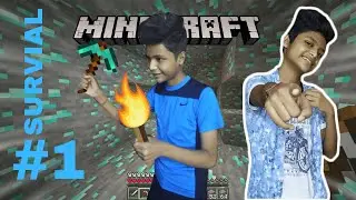 MINECRAFT SURVIVAL EPISODE #1 GOT DIAMONDS AT FIRST DAY !LIKE AIM 30!(ONLY GAMING)