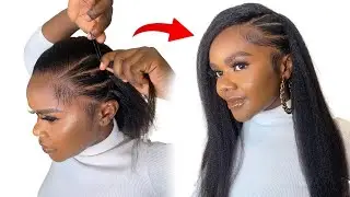 NO CROCHET! NO LEAVE OUT! Elegant And Quick Hairstyle in 30minutes