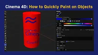 Cinema 4D: How to Quickly Paint on Objects