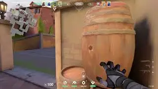 Campy Omen doing campy Omen things