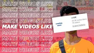 How to Edit Like @critiK / Text Effects in Alight Motion