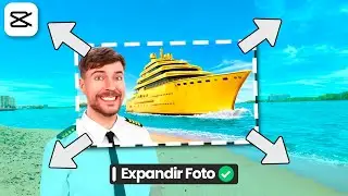 Como Expandir Imagens usando Inteligência Artificial pelo Celular Grátis no CapCut