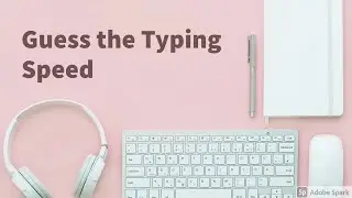 Typing Very Fast, Can you Guess the Speed. #short