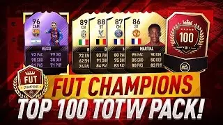 TOP 100 TOTW PACK! HERO MESSI?