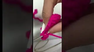 How to make a double crochet, for beginner.