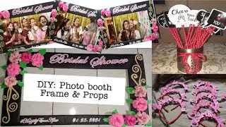 Photo booth frame & Props Diy
