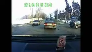 ДТП на видео регистратор 09.04.12