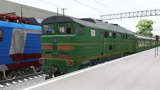 Сценарий Павловск – Боровицкая - Павловск на Дизель-поезде ДТ116-001|Павловск|RTS