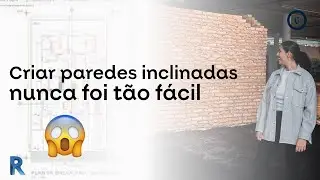 Como criar paredes inclinadas no Revit