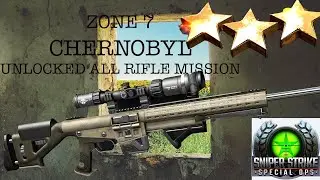Campaign Zone 7 Chernobyl Unlocked all Rifle mission Sniper Strike : Special Ops ( iOS & Android )